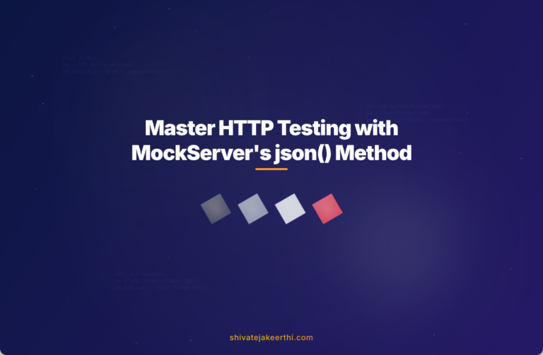 Master HTTP Testing with MockServer's json() Method