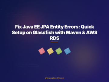 Fix Java EE JPA Entity Errors: Quick Setup on Glassfish with Maven & AWS RDS