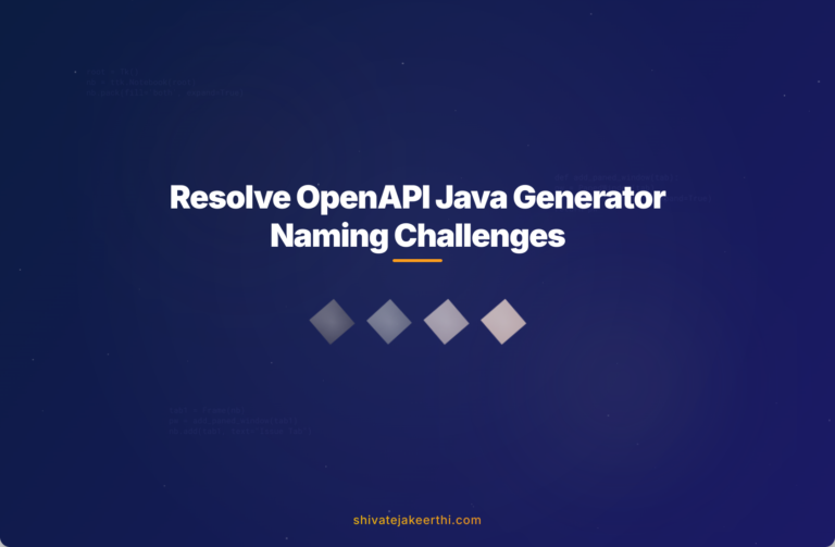 Resolve OpenAPI Java Generator Naming Challenges