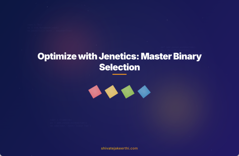 Optimize with Jenetics: Master Binary Selection