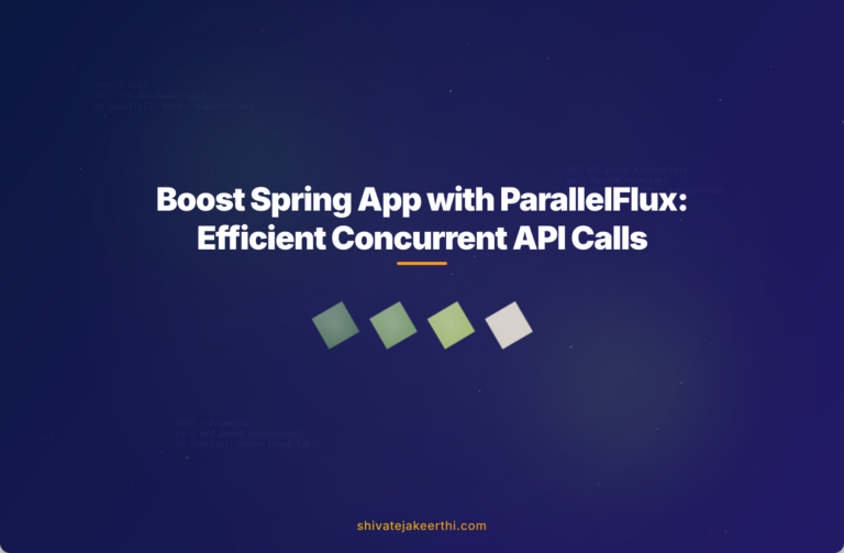 Boost Spring App with ParallelFlux: Efficient Concurrent API Calls