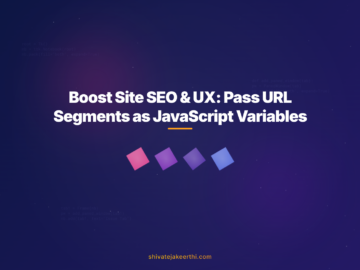 Boost Site SEO & UX: Pass URL Segments as JavaScript Variables