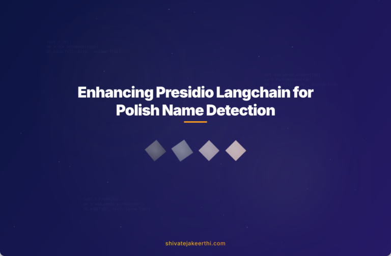 Enhancing Presidio Langchain for Polish Name Detection