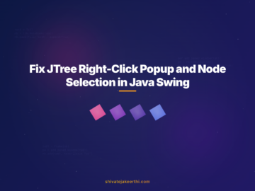 Fix JTree Right-Click Popup and Node Selection in Java Swing