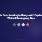 Fix Selenium Login Hangs with Explicit Waits & Debugging Tips