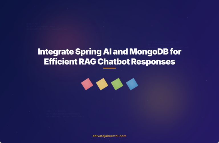 Integrate Spring AI and MongoDB for Efficient RAG Chatbot Responses