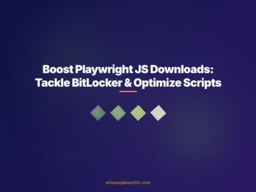 Boost Playwright JS Downloads: Tackle BitLocker & Optimize Scripts