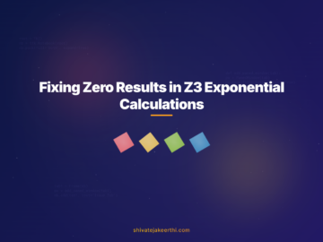Fixing Zero Results in Z3 Exponential Calculations