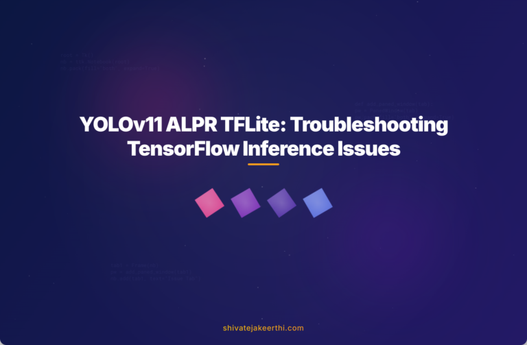 YOLOv11 ALPR TFLite: Troubleshooting TensorFlow Inference Issues